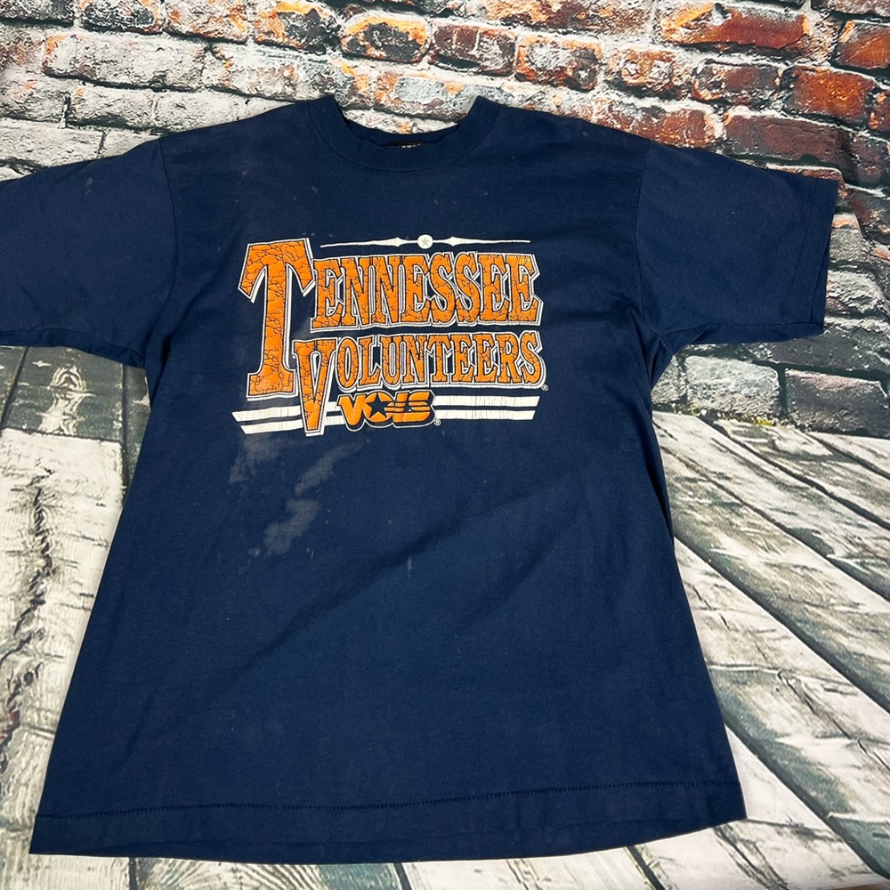 Vtg 90s Tennessee Volunteers Single Stitch Sz‎ L